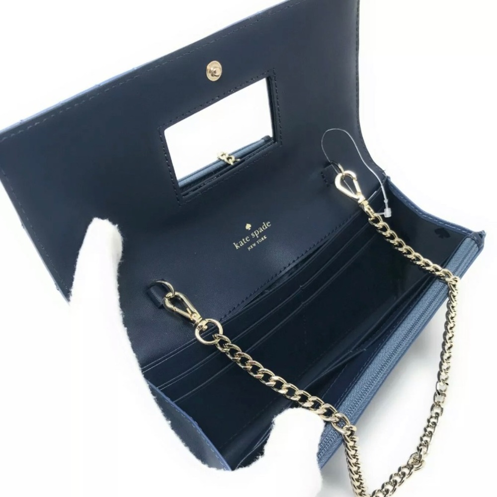 New Kate spade blue floral wallet - Picture 8 of 8